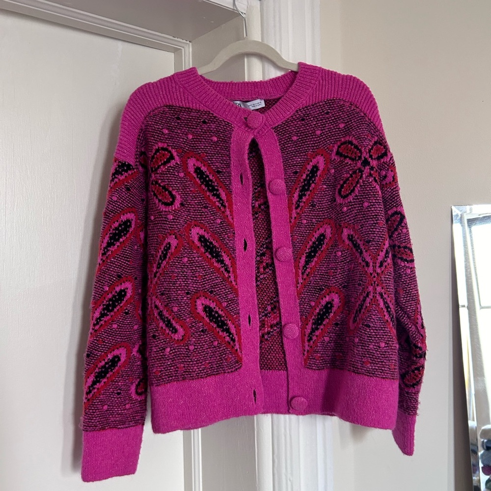 Zara Floral Sweater